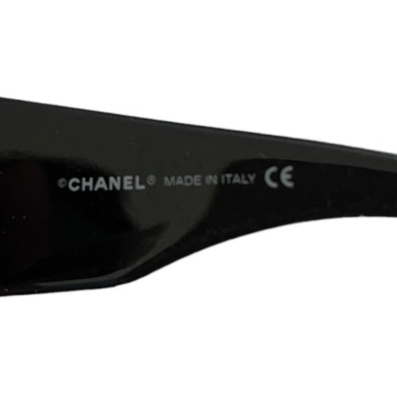 CHANEL Mother of Pearl 5076-H Black Square CC Sunglasses - Box Case, Cloth, Auth main image 11